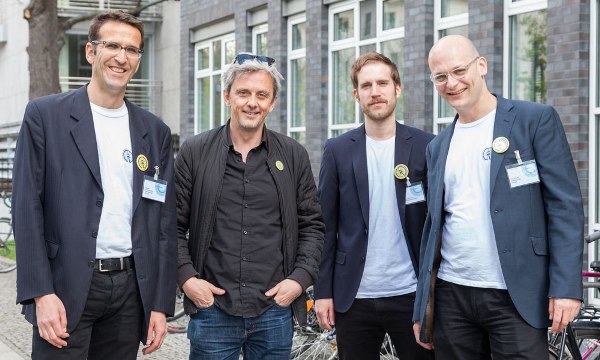 Heinrich Strößenreuther, Mikael Colville-Andersen, Maximilian Hoor und Tim Birkholz, Foto: Antonia Richter